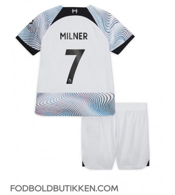 Liverpool James Milner #7 Udebanetrøje Børn 2022-23 Kortærmet (+ Korte bukser)